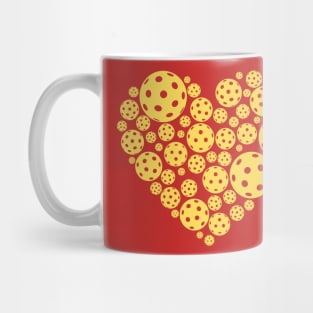 I love Pickleball (Yellow) Mug